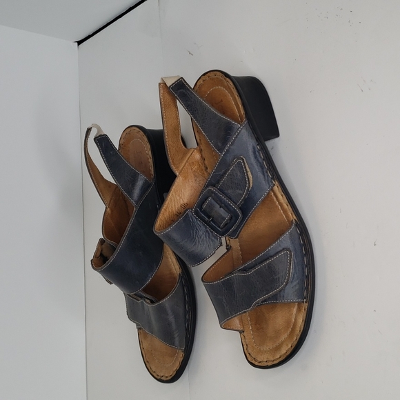 Josef Seibert Blue Sandals Size 41 - Picture 2 of 9